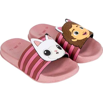 Dětská sálová obuv Gabby's Dollhouse 3D PANTOFLE GÁBININ KOUZELNÝ DOMEK Velikost: 28-29