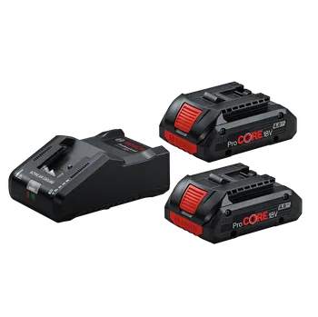 Startovací sada Bosch (2x4Ah ProCORE18V + nabíječka GAL 18V-160)