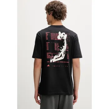 Pánské tričko Bavlněné tričko adidas The Anx Hoop JZ5044 černá 99X, vel. XXL