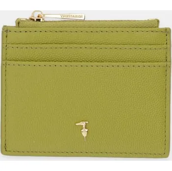Peněženka Kožené pouzdro na karty Trussardi I023E000129N zelená 71X, vel. ONE SIZE