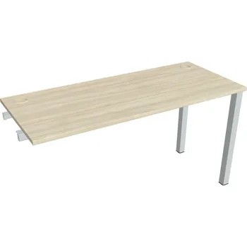 Psací stůl Stůl pracovní úzký UE 1400 R řetízící rovné - AKÁT , ŠEDÁ