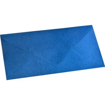 Obálka Obálka DL 11,2x21,9 cm metalická s ražbou, modrá