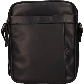 Pánská aktovka Pánská kožená taška přes rameno The Chesterfield Brand Loyd - černá