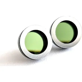 Náušnice INSIDE CIRCLE mirror sage náušnice šalvějové/stříbrné plexi