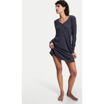 Dámská noční košile Triumph Noční košile Mix&Match 10225032 Tmavomodrá Regular Fit 46