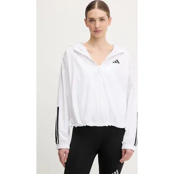 Pánská bunda Tréninková bunda adidas Performance Hyperglam Windy KC7655 bílá 00X, vel. S