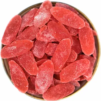 Sušené ovoce Zdravoslav Ananas kandovaný s příchutí maliny plátek 500 g