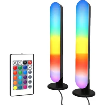 Lampička LIVEFY | Livefy Light Bar V2 RGB stolní lampa 2ks, černá