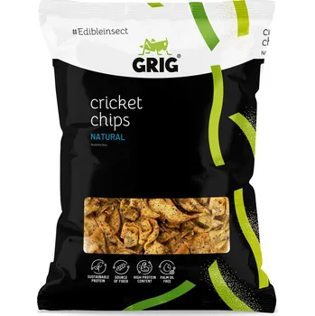 Slaná pochutina Grig Cvrččí chipsy 70 g Příchuť: Natural
