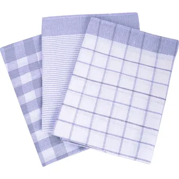 Utěrka Kuchyňská utěrka KARINA fialová 3 ks