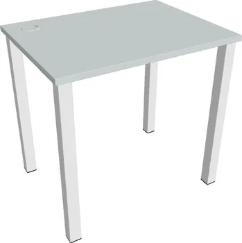 Psací stůl Pracovní stůl úzký UE 800 - ŠEDÁ , BÍLÁ