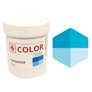 Mýdlo Barva do mýdla nemigrující 60g TYRKYSOVÁ (HB Color Solo Turquoise)