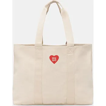 Kabelka HUGO Becky CH_Tote 50563021 béžová 01X, vel. ONE SIZE