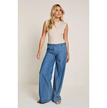 Dámské kalhoty PARAMI dámské džíny světle modré široké