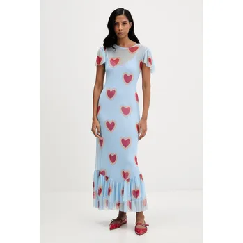 Dámské šaty Šaty Never Fully Dressed NFDDR3233 modrá 50X, vel. L