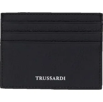 Peněženka Kožené pouzdro na karty Trussardi I020E000107N černá 99X, vel. ONE SIZE