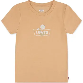 Chlapecké tričko Dětské tričko Levi's DAISY BATWING 4EP792 oranžová 20X, vel. 164