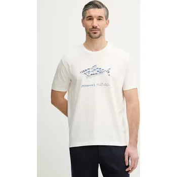 Pánské tričko Bavlněné tričko Paul&Shark 26411039 béžová 08X, vel. XL