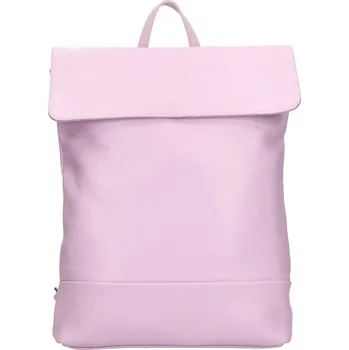 Městský batoh Dámský kožený batoh Italia Jenny - fialová