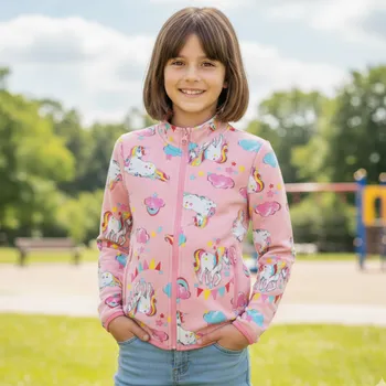 DÍVČÍ MIKINA růžová Kugo EM9326