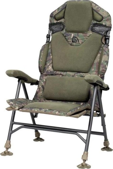 Trakker Křeslo komfortní s područkami Levelite Camo Longback Recliner Trakker Products TR217610 UNI