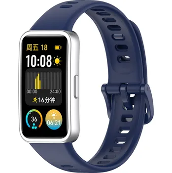 Příslušenství k chytrým hodinkám 4wrist Silikonový řemínek pro Huawei Watch Band 10, 9, 8 - Dark Blue + 2 měsíce na vrácení zboží