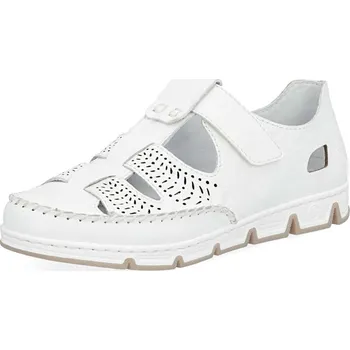 Dámská obuv Dámské sandály RIEKER 49958-81 bílá S6 39