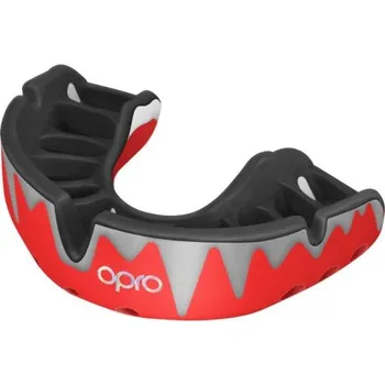 Sport Opro Junior chránič zubů Platinum, červeno-stříbrný