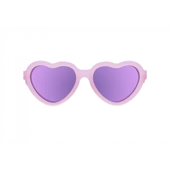 Sluneční brýle BABIATORS Polarized Hearts Frosted Pink, polarizační zrcadlové sluneční brýle, růžové, 0-2 roky + dárek a doprava zdarma