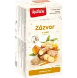 Apotheke Premiere Zázvor a med 20 sáčků