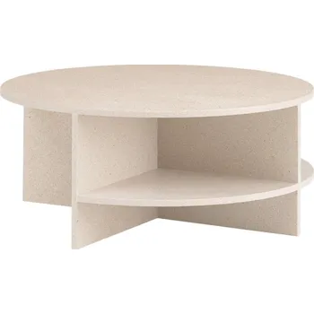 Konferenční stolek Muuto Konferenční stolek Halves, light taupe Terrazzo