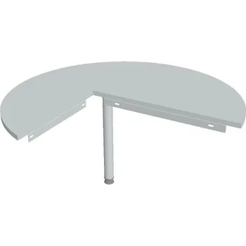 Psací stůl Stůl jednací pravý - GP 22 P N - ŠEDÁ , ŠEDÁ Ral 9006