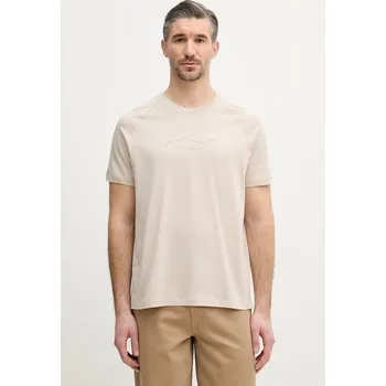 Pánské tričko Bavlněné tričko Paul&Shark 26411033 béžová 80X, vel. XL