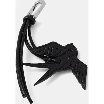 Kožená klíčenka AllSaints SWALLOW W127XE černá 99X, vel. ONE SIZE