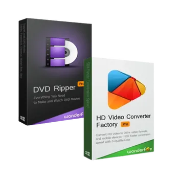 Grafický software WonderFox balíček DVD Ripper + Video Converter Factory