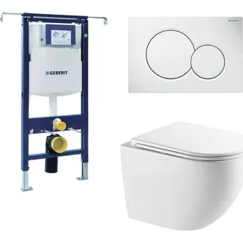 WC sada Geberit Duofix Speciál 111.355.00.5 komplet do bytových jader se závěsným WC RIMLESS Arco