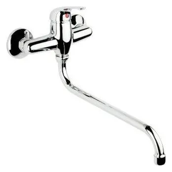 Vodovodní baterie Raf Polar PL02A dřezová nástěnná baterie otáčivé ústí 30 cm