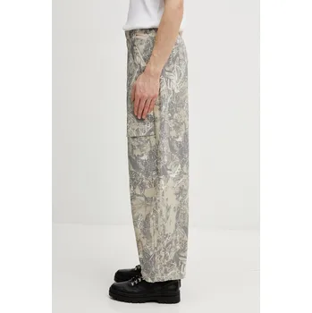 Pánské kalhoty Bavlněné kalhoty adidas Originals CARGO WORKPANT, 38, béžová, 80X