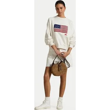 Pánská mikina Polo Ralph Lauren Mikina 211965098001 Bílá Relaxed Fit XXL