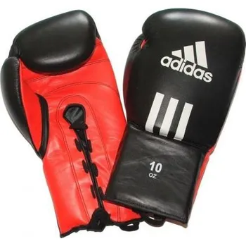 Boxerské rukavice Adidas boxerské rukavice Combat, černo-červené 8 OZ