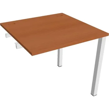 Psací stůl Stůl pracovní US 800 R řetězící rovné - TŘEŠEŇ , BÍLÁ