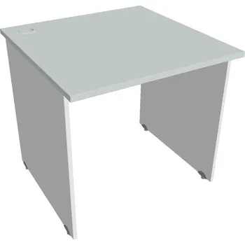Psací stůl Pracovní stůl GS 800 - BÍLÁ , ŠEDÁ