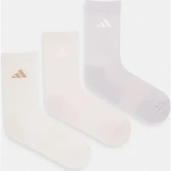 Pánské ponožky Ponožky adidas 3-pack KC9621 béžová 80X, vel. 34/36