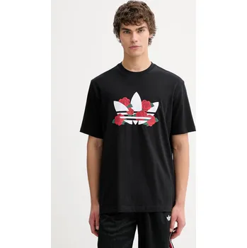 Pánské tričko Bavlněné tričko adidas Originals KS7621 černá 99X, vel. XXL