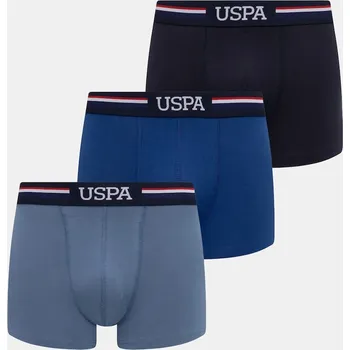 Boxerky Boxerky U.S. Polo Assn. USPA BRAND 3-pack MUP4439 modrá 55A, vel. M