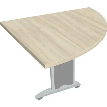 Psací stůl Stůl spojovací pravý FP 901 P - AKÁT , ŠEDÁ Ral 9006