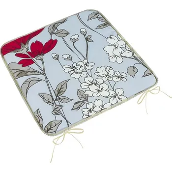 Podsedák Sedák Adéla hladký Šarlatová,Šedá,Béžová BX13798 - 40x40 cm