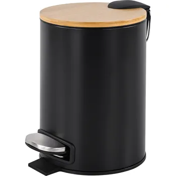 Odpadkový koš Teesa TSA0407 Koupelnový odpadkový koš 3 l, černý