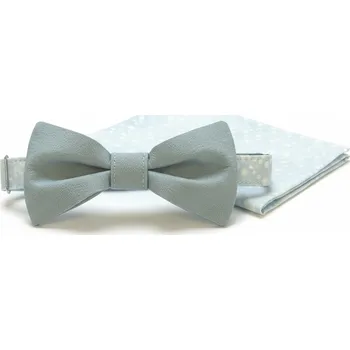 Motýlek Pánský motýlek Eman s kapesníčkem do saka , modrá