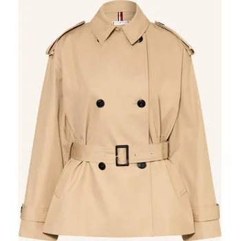 Dámský kabát Tommy Hilfiger Trenchcoat, béžová